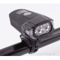 Luz de bicicleta de aluminio LED recargable USB